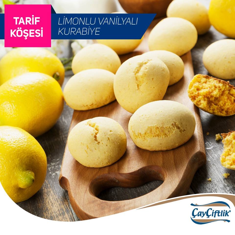 LİMONLU VANİLYALI KURABİYE