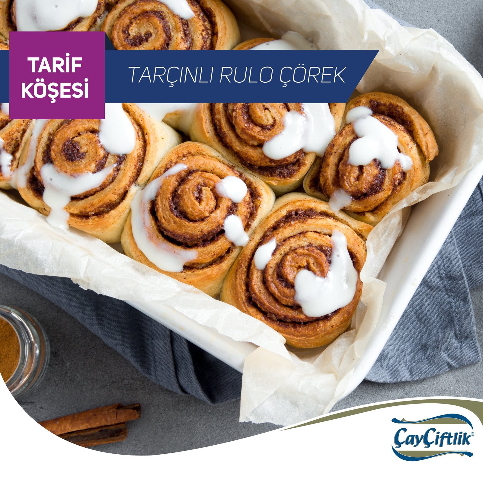 TARÇINLI RULO ÇÖREK
