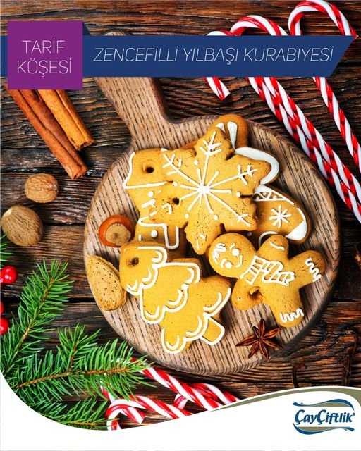 ZENCEFİLLİ YILBAŞI KURABİYESİ